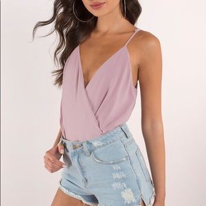 Toni bodysuit purple size XS